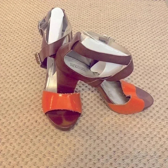 Kenneth Cole Reaction Leather‎ Heels—size 10 - Picture 1 of 6